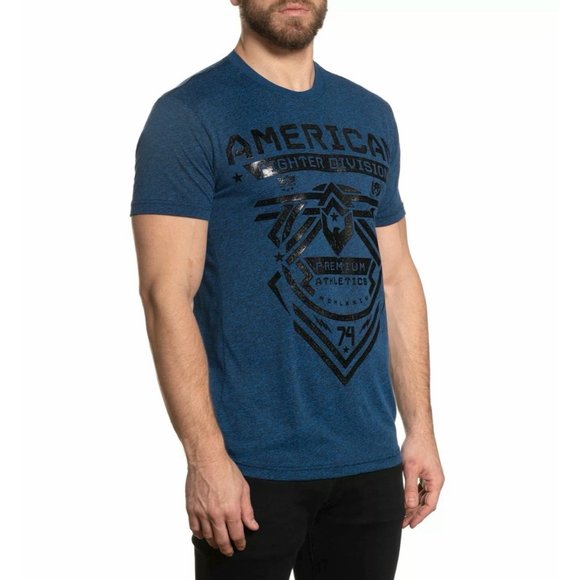 AMERICAN FIGHTER Men's T-Shirt S/S ADDY TEE Athlet - Picture 10 of 11